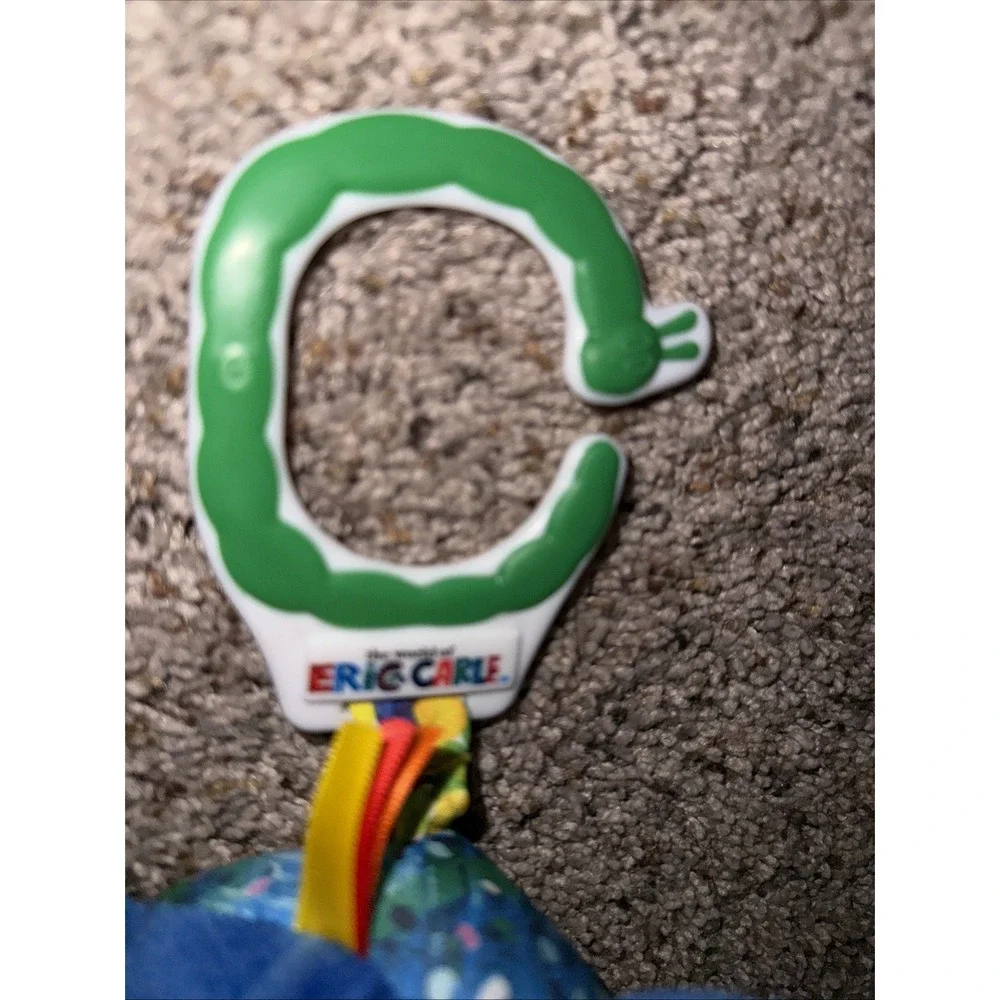 The World Of Eric Carle Hanging Elephant Plush Animal Rattle Teether‎ 8